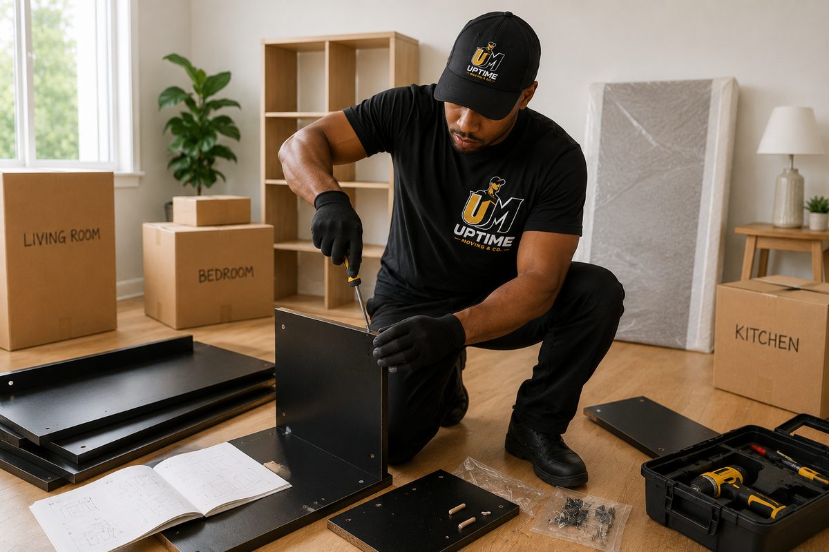 Uptime mover assembling furniture